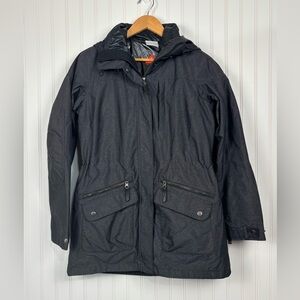 Columbia Women’s Carson Pass Interchange Jacket Charcoal Gray Black 3 in 1 Med.